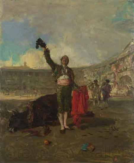 Marsal, Mariano Fortuny y The BullFighters Salute Spain oil painting art